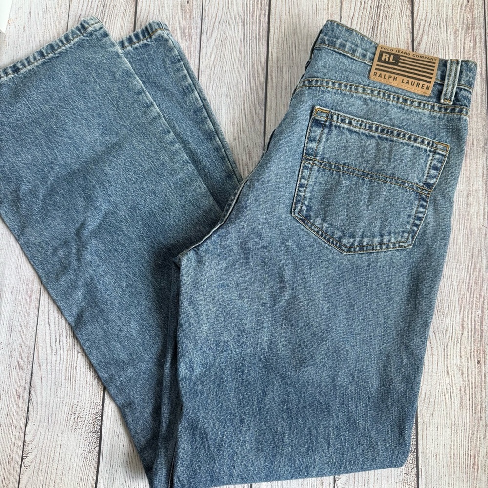 RL Ralph Lauren Relaxed Bootcut Jeans 10